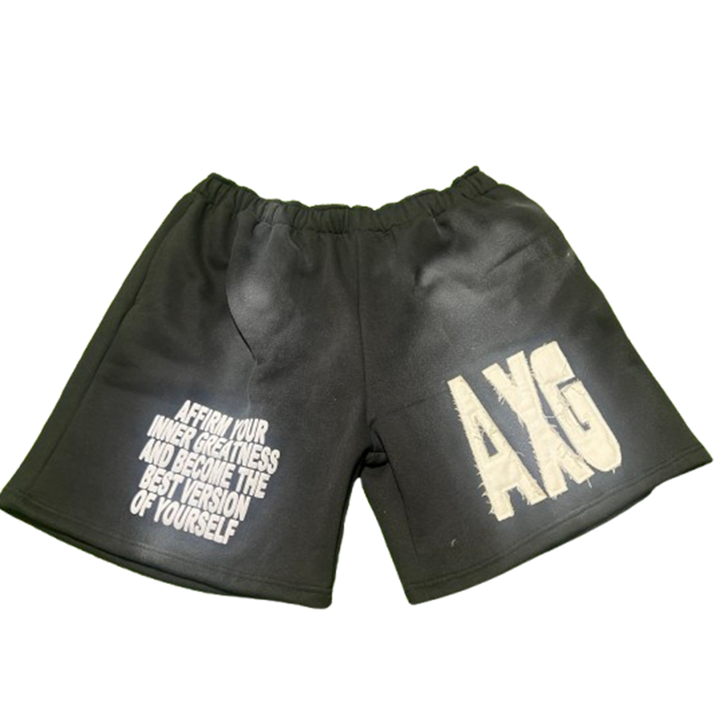 "TRUST IN YOURSELF" SHORTS (BLK/WHITE)